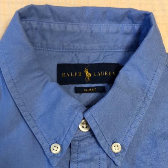 Ralph Lauren Men’s Medium Slim Fit Long Sleeve Button Up Shirt - Picture 5 of 11